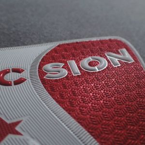 3D Embossed Logo High Frequency TPU Custom Clothing Patches