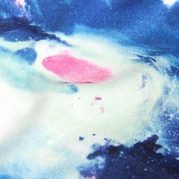 CPG Global Women's Outdoor Leggings Sport Running Pants Yoga Starry Blue Pattern HK37