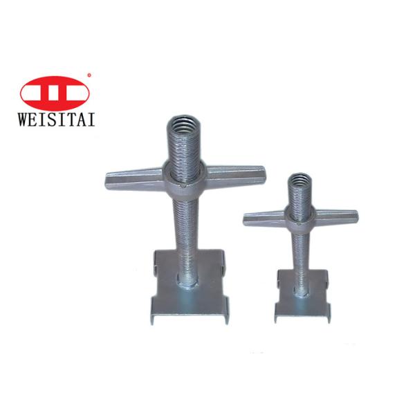 Buy Adjustable Frame Scaffolding Screw Jack U Head Electro Galvanized at wholesale prices