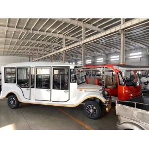 11 Seat Closed Electric Vintage Touring Classic Car Car Low Speed Sightseeing