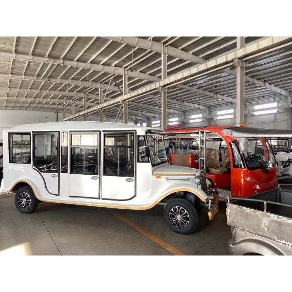 11 Seat Closed Electric Vintage Touring Classic Car Car Low Speed Sightseeing With Doors And Air Conditioning