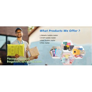 Recyclable Express Packaging Bags, Bubble Mailers CompostableCourier, Self