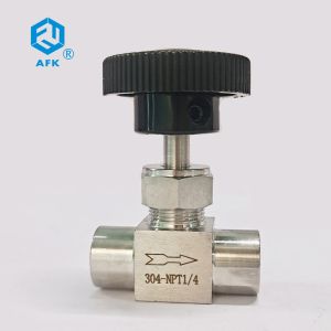 China AFK 6000psig High Pressure Needle Valve SUS304 Internal Thread on sale