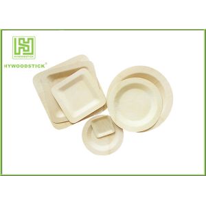 High End Rectangle Disposable Plates Camping Dinnerware Sets Smooth Surface
