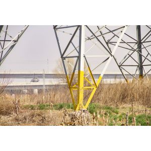 AWS D 1.1 Electrical Transmission Tower For High Voltage AC / DC Systems