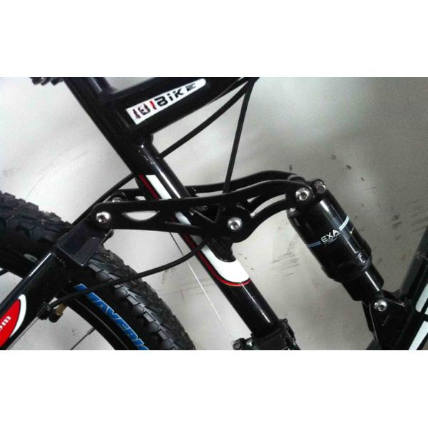 Full Aluminum Suspension Mountain Bicycle with 24 Speeds and Hydraulic Disc Brake