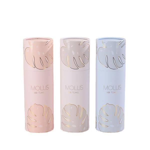 Premium Custom Tube Boxes For Perfume Skincare Recyclable Cardboard Round Paper Tube Packaging With Logo Printing