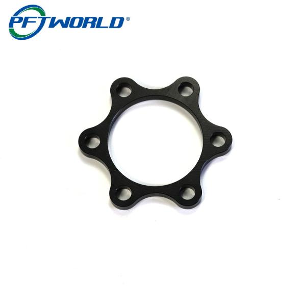 Buy Bicycle Black CNC Machined Aluminum Parts OEM Service Fabrication at wholesale prices