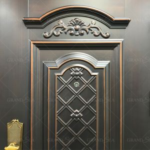 Luxury Design High Quality Low Price Single Double Exterior Security Steel Door