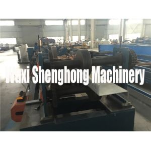 15KW Steel Purplin Cold Roll Forming Machine PLC Controlling System