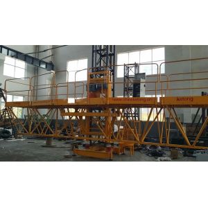 Person And Material Mast Climbing Work Platform 10m - 150m Length