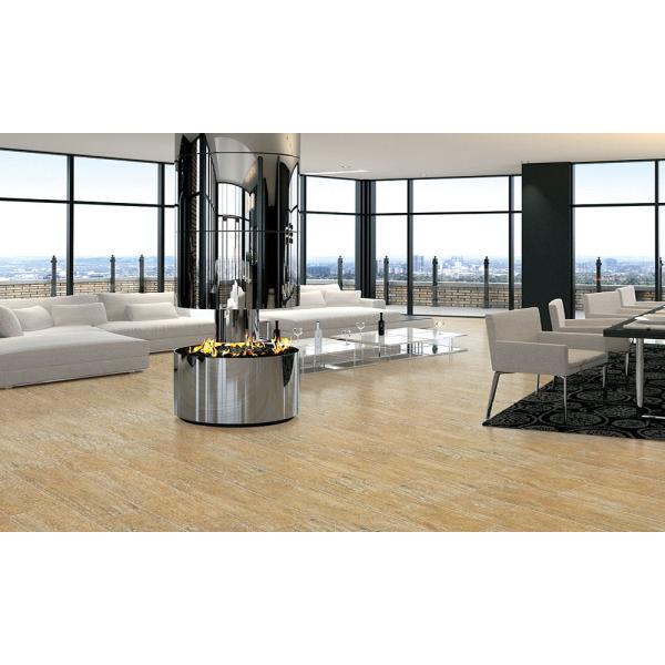 Brown Indoor Porcelain Tiles Multiple Patterns Primay Edge Acid Resistant