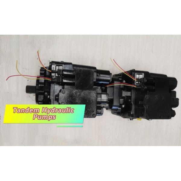 Hydraulic tandem pump Industrial Tandem Hydraulic Pumps With Swash Plate Structure Design