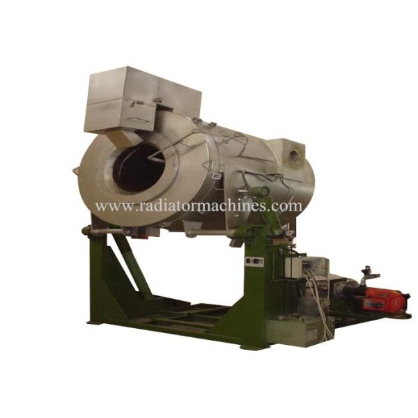 Oil Fired Metal Melting Furnace Copper 1000 kgs Tilting Structure