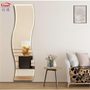 Quality Modern Stylish Full Length Beveled Led Light Bathroom Mirror for Home Decor for sale
