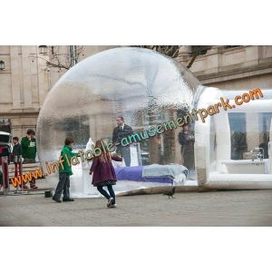 6m Transparent Inflatable Bubble Tent / Inflatable Room Fire Proof