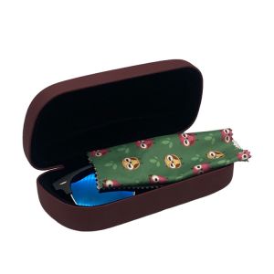 Clamshell Printing Logo OEM Metal Glasses Case