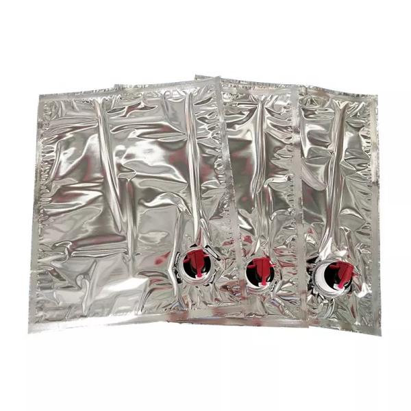 Buy 1L - 200L Transparent Aluminum Aseptic Dispenser Bag For Liquid Beverage at wholesale prices