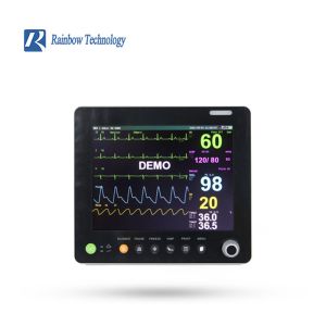 Quality 12inch Patient Monitor 6 Parameters Vital Sign Monitor Mobile Ambulance Patient Monitor for sale