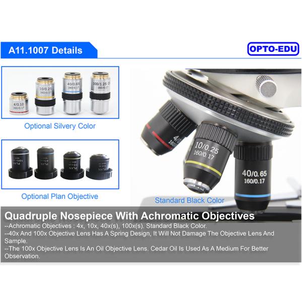 Laboratory Compound Xsz 107bn 1600x Biological Microscope