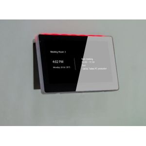 SIBO Android Wall Mounted 7 Inch POE Tablet With NFC Reader LED Light Bar For