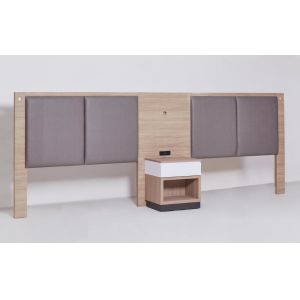 Springhill Suites Hotel Customized Simple Upholstery Fabric with HPL Wooden