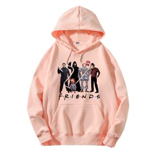 Jacquard Letters Leisurer Tuck Stitch Women'S Pullover Hoodies