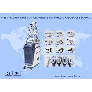 Quality 40K Cavitation RF Lipo Laser Cryo Slimming Machine for sale