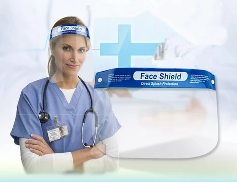 Buy 32×22cm Protective Face Shield Visors at wholesale prices