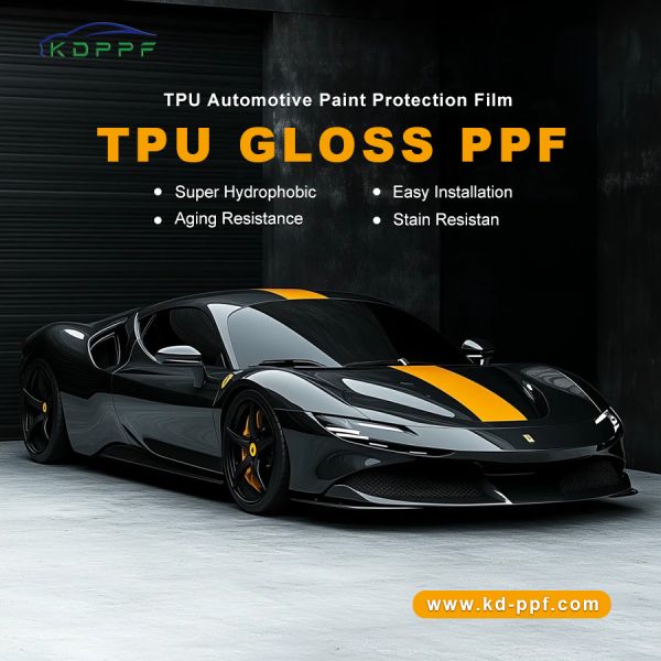 Anti Stain High Gloss PPF 1.52 X15M Hydrophobic Self Healing Anti Yellow Paint Protection Film