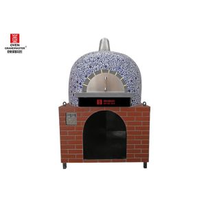 Quality Eco-friendly Italy Pizza Oven Gas Heating Natural Lava Rock Napoli Style for sale