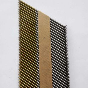 Flat Head Paper Collated Framing Nails , 34 Degree Framing Nails With Screw