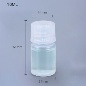 Food Grade Chemical Lab Plastic PP Bottle Wide Neck 10ML