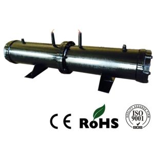 R22 Refrigeration Tubular 18KW Water Cooled Condenser