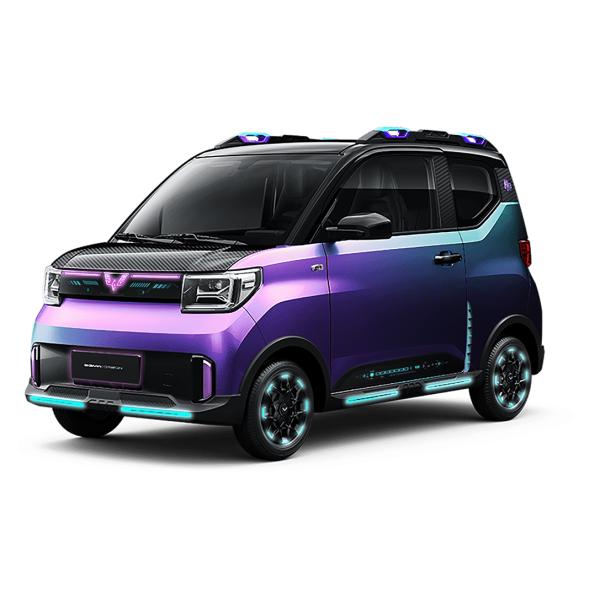 Mini Family Sports Cars 2023 Wuling Mini EV Electric Cars in Pure Electric with Maximum Power 30kW 41Ps