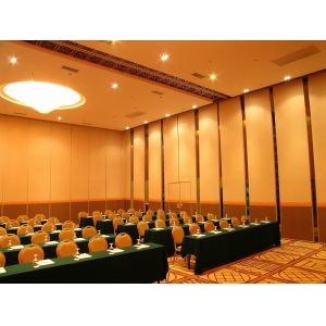 Acoustic Room Dividers / Soundproof Movable Wall Dividers with Sliding Track