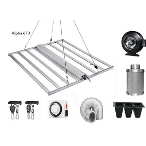 Dimmable 2.7umol/J 660nm White Led Grow Light