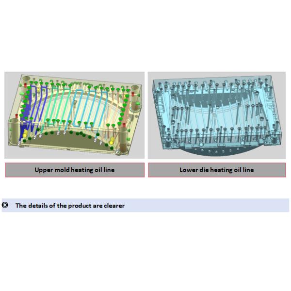SMC Auto Bumper Mould 2500x900x180mm P20 Steel Compression Molding