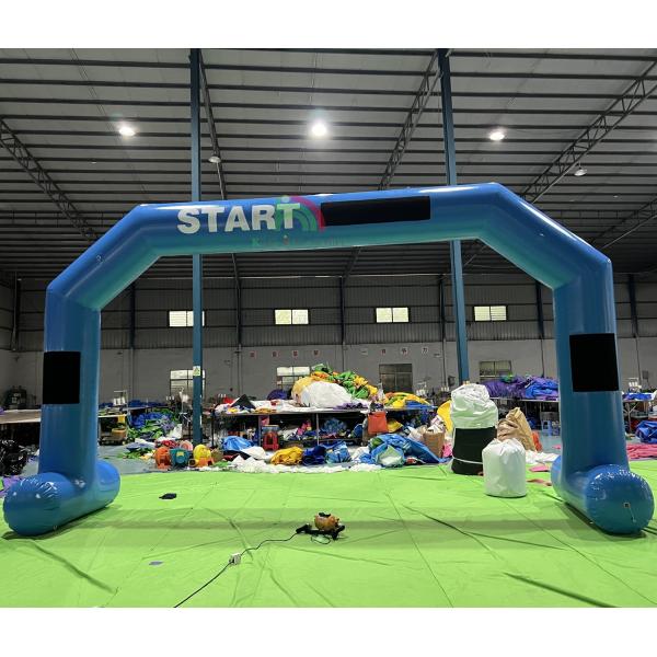 Custom Inflatable Arch Advertising Start Outdoor Inflatable Entrance Arch Marathon Race Line Archway