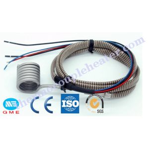 China Plastic Injection Mould Hot Runner Coil Heater With J Type Thermocouple on sale