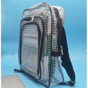 Shoulder Strap Clear PVC Zipper Cleanroom Tool Bag