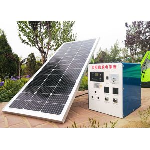 1500W Green Solar Energy PV System Polycrystalline Silicon 12V 150AH