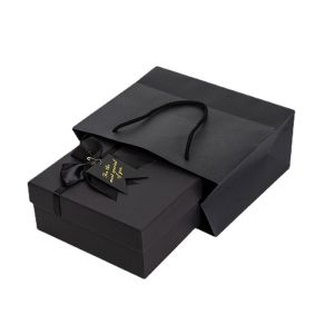 Black Gift Box With Lid For Gift Packaging Valentine'S Day Birthday Gift Box