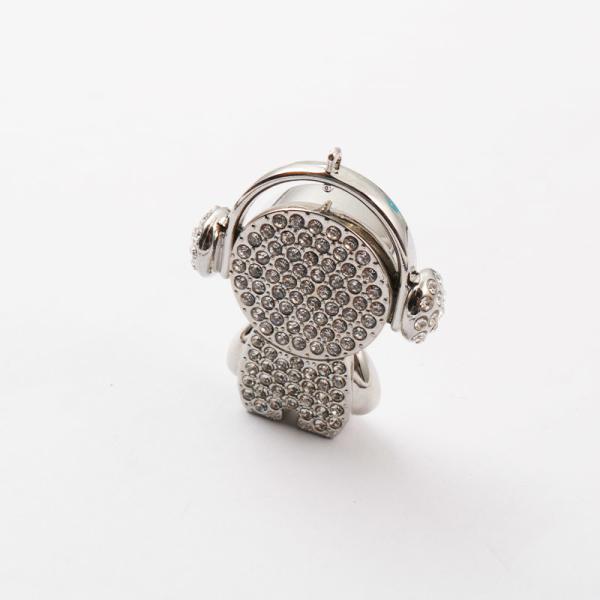 Cute Musician Necklace 16gb Crystal Usb Stick 20mbs