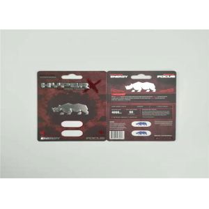 Durable Blister Card Packaging For Rhino Series 777-30K 8-50000 Enhances Sexual