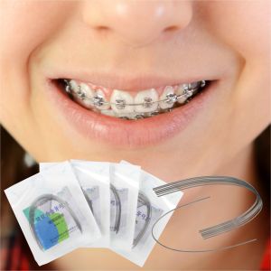Super Elastic Thermal Active Orthodontic Niti Wires Class II