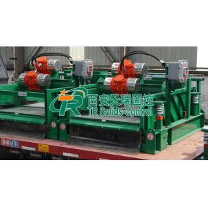 0.75kw*2 Linear Motion Shaker / Vibrating Screen Machine 1.4 M² Screen Area