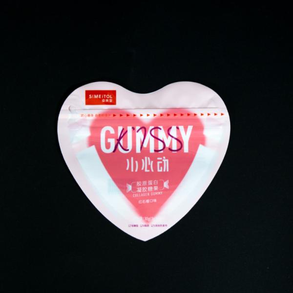 Buy Resealable Stand Up Candy Bags with Zipper Lock Freshness Protection Design at wholesale prices