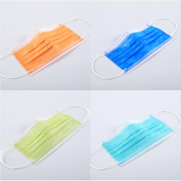 3 Ply Ear Loop Blue / White/Pink Color Medical Mask Disposable Face Mask