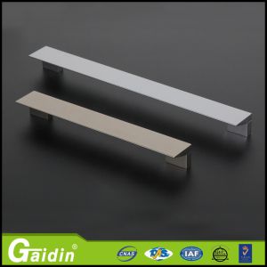 Quality bedroom dresser anodized foggy siver aluminum furniture handle for sale